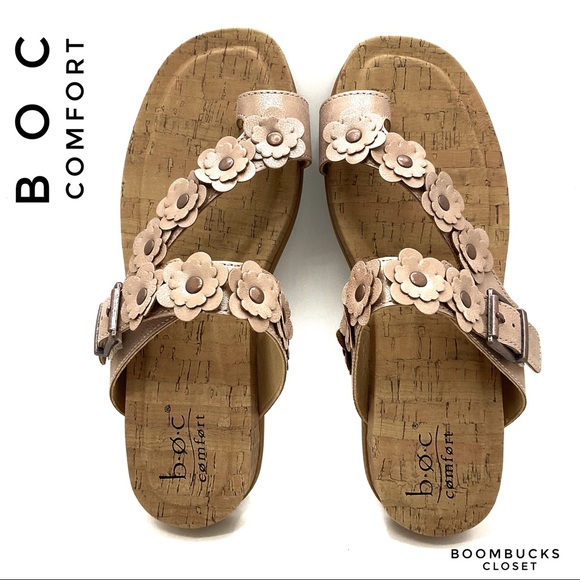 boc comfort cork flat sandals